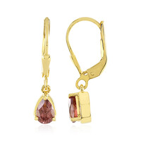 Orecchini in argento con Zircone Rosa