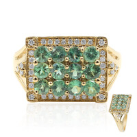 Anello in oro con Alessandrite Brasiliana (CIRARI)