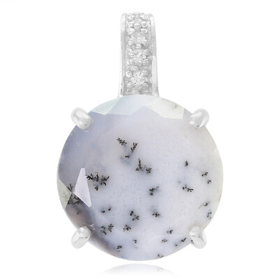 Ciondolo in argento con Agata Dendritica