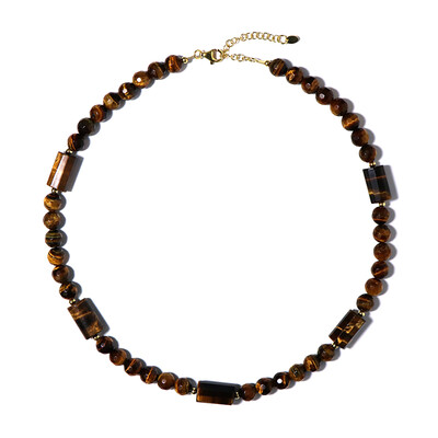 Collana in argento con Occhio di Tigre