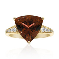 Anello in oro con Tormalina Neon del Congo (CIRARI)