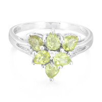 Anello in argento con Tormalina Paraíba