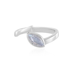 Anello in argento con Labradorite