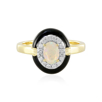 Anello in argento con Opale di Welo