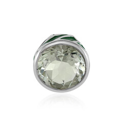 Ciondolo in argento con Ametista Verde