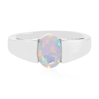 Anello in argento con Opale di Welo