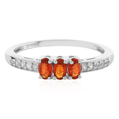 Anello in argento con Rubino Tramonto