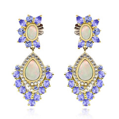 Orecchini in argento con Opale di Welo (Dallas Prince Designs)