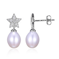 Orecchini in argento con Perla di Acqua Dolce