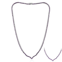 Collana in argento con Ametista