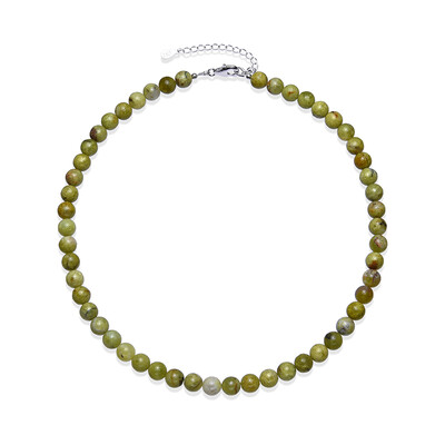 Collana in argento con Opale Verde