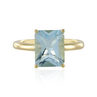 Anello in argento con Topazio Blu Cielo