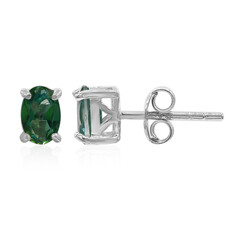 Orecchini in argento con Topazio Verde Farfalla
