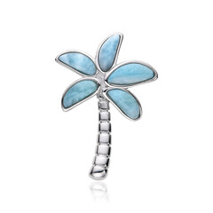 Ciondolo in argento con Larimar