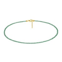 Collana in argento con Onice Verde