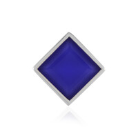 Ciondolo in argento con Calcedonio Blu