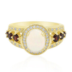Anello in argento con Opale di Welo