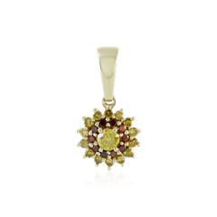 Ciondolo in oro con Diamante Giallo I4