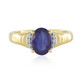 Anello in argento con Zaffiro Blu del Madagascar
