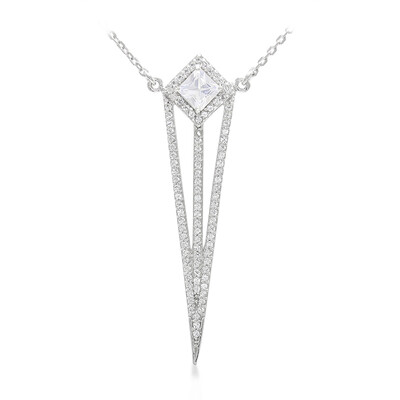 Collana in argento con Petalite