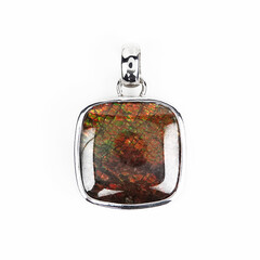 Ciondolo in argento con Ammolite