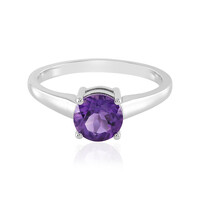 Anello in argento con Ametista Siberiana