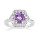 Anello in argento con Ametista