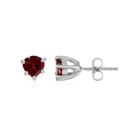 Orecchini in argento con Granato Mozambico
