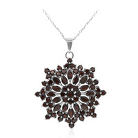 Collana in argento con Granato