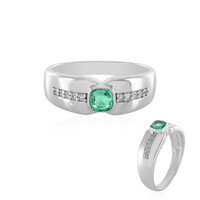 Anello in argento con Smeraldo Colombiano