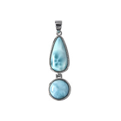 Ciondolo in argento con Larimar