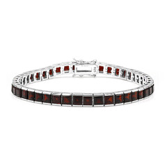 Bracciale in argento con Granato