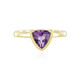 Anello in argento con Ametista Uruguay