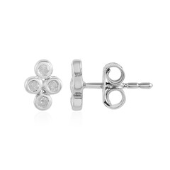 Orecchini in argento con Diamante I2 (I)