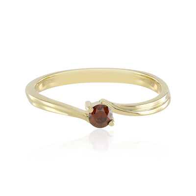 Anello in oro con Diamante Rosso SI1