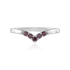 Anello in argento con Diamante Porpora I2