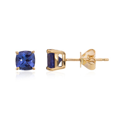 Orecchini in oro con Tanzanite AAA