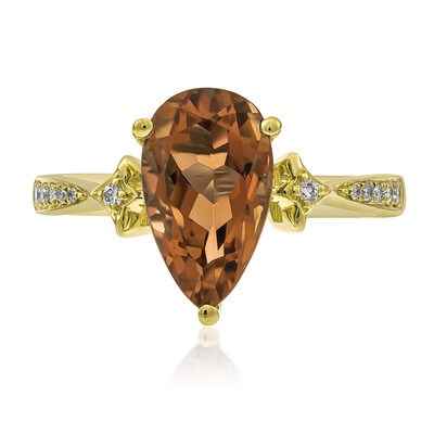 Anello in oro con Tormalina Neon del Congo (CIRARI)