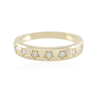 Anello in oro con Diamante VS2 (I)