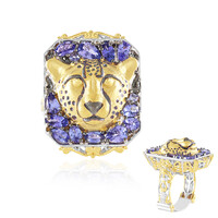 Anello in argento con Tanzanite (Gems en Vogue)