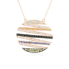 Collana in argento con Zaffiro Giallo
