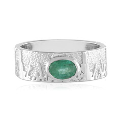 Anello in argento con Smeraldo Russo