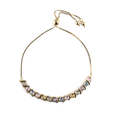 Bracciale in argento con Topazio Blu Cielo