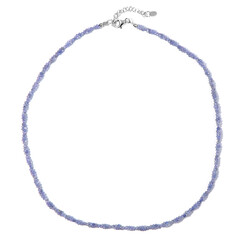 Collana in argento con Tanzanite