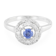 Anello in argento con Cianite Tibetana