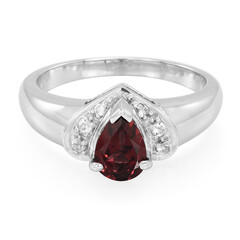 Anello in argento con Granato Lindi