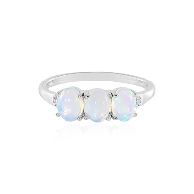 Anello in argento con Opale di Welo