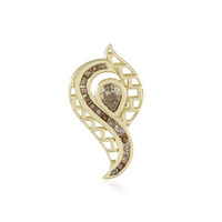 Ciondolo in oro con Diamante Champagne I2 (Ornaments by de Melo)