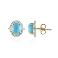 Orecchini in argento con Turchese Sleeping Beauty
