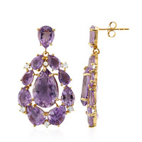 Orecchini in argento con Ametista